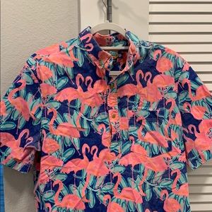 Chubbies XL (non stretch) flamingo polo